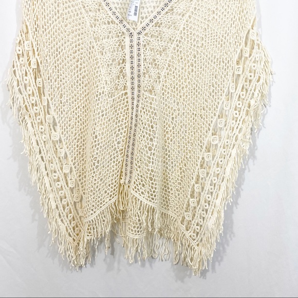 NWT Maurices Crocheted Boho Fringe Top - Picture 3 of 9